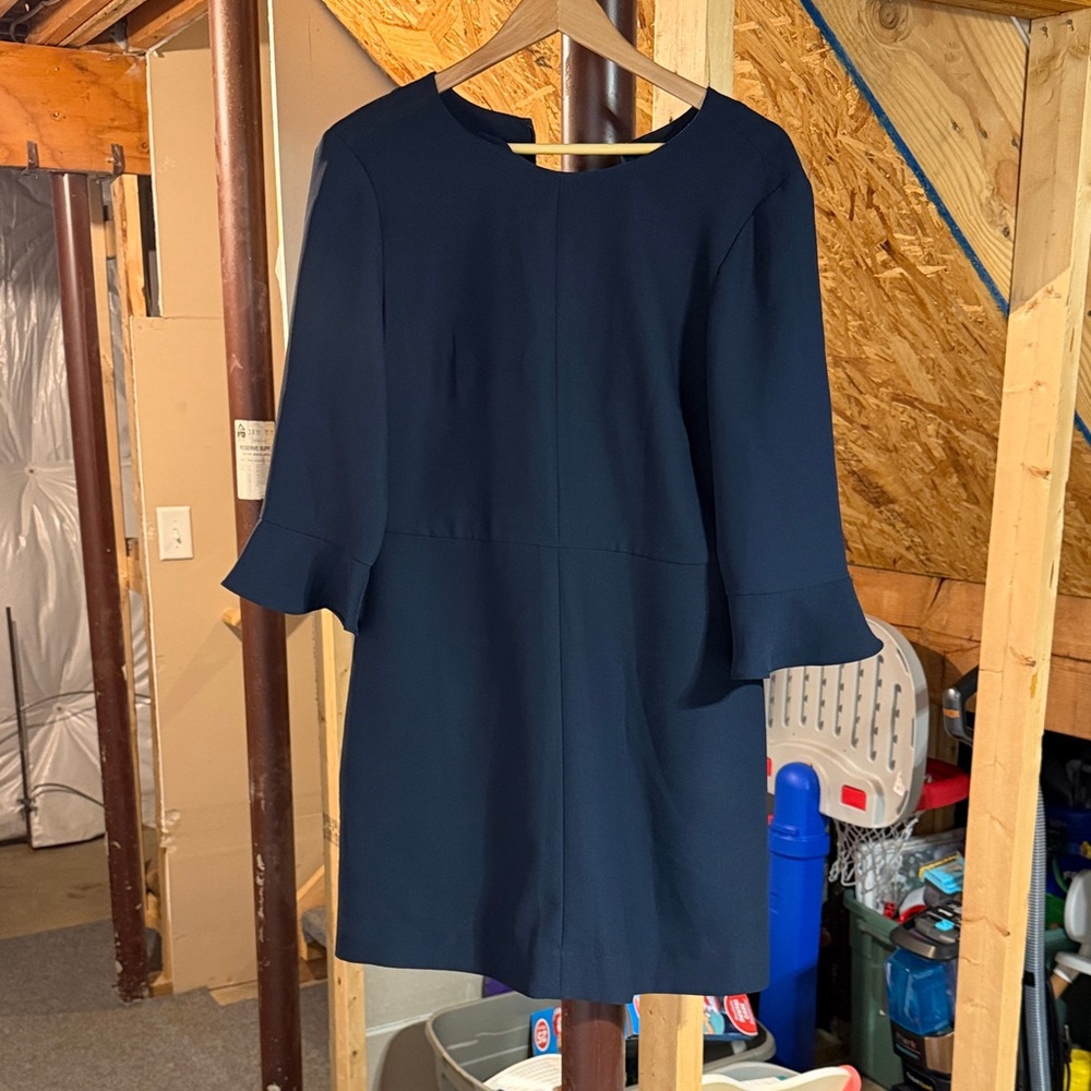 Banana Republic Dark Blue Long Sleeve Dress